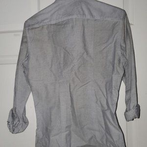 Uniqlo Gray-Blue Button-down Shirt